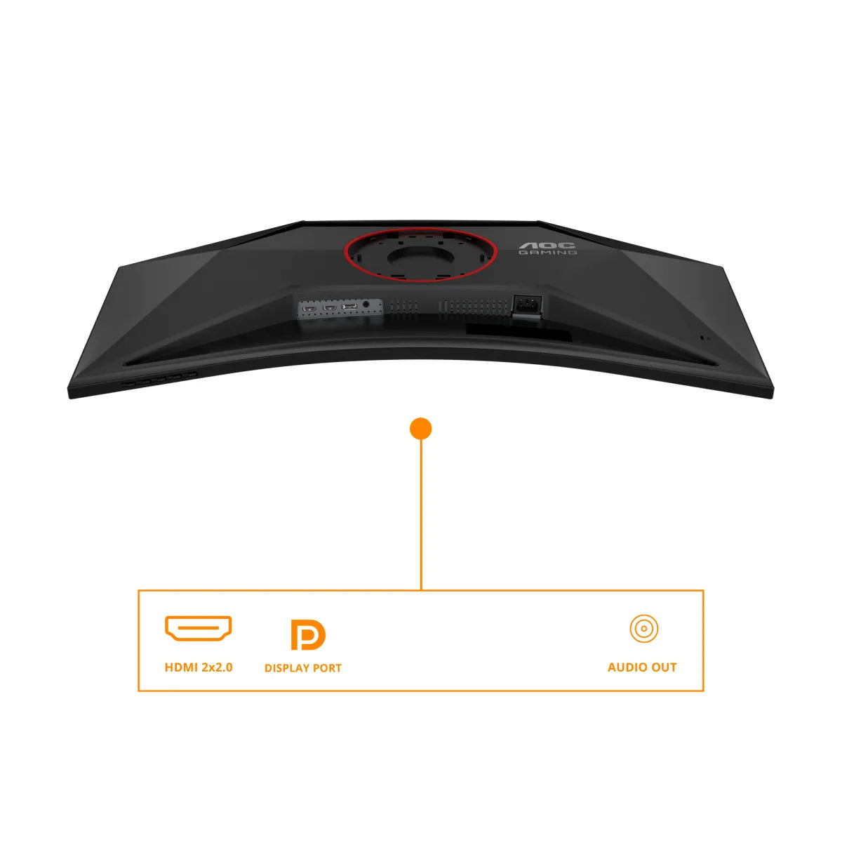 Гейминг монитор AOC CU34G4 34inch Curved Fast VA UWQHD 21:9 180Hz 0.5ms 300cd/m2 HDMI 2.0 DP1.4 Speakers