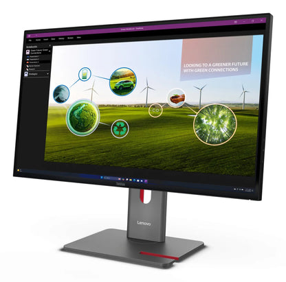 Бизнес монитор Lenovo ThinkVision P27Q-40 27inch 2560x1440 IPS 120Hz Daisy Chain KVM/eKVM USB-C 15W Factory calibrated panel Epeat Gold TCO10