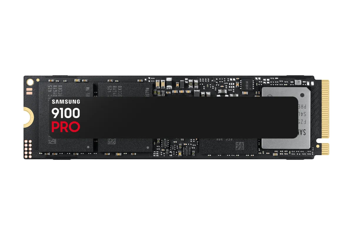 Вътрешни SSD Samsung 9100 PRO SSD NVMe M.2 1TB PCIe 5.0 14.700 MB/s Read 13.300 MB/s Write Internal SSD for Gaming and video editing Black