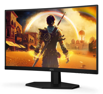 Гейминг монитор AOC C24G42E 23.6inch Curved Fast VA FHD 180Hz 0.5ms 250cd/m2 HDMI 2.0 DP1.4 Speakers