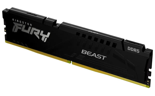 Памет за настолeн компютър Kingston Technology KINGSTON 16GB 5200MHz DDR5 CL40 DIMM FURY Beast Black