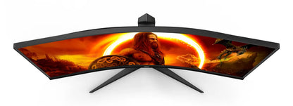 Гейминг монитор AOC CU34G2XP/BK 34inch 3440x1440 VA 180hz High adjustable Stand HDR400 Freesync Premium USB HUB 4x3.0 2xDP 2xHDMI