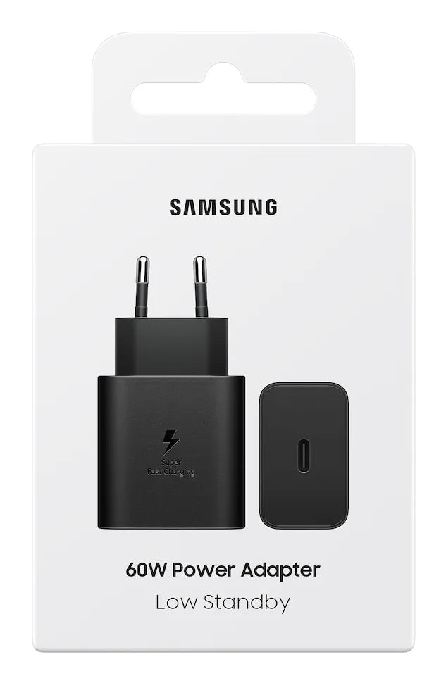 Заряднo устройство смартфон Samsung Power Adapter 60W wo cable Black