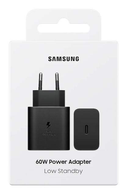 Заряднo устройство смартфон Samsung Power Adapter 60W wo cable Black
