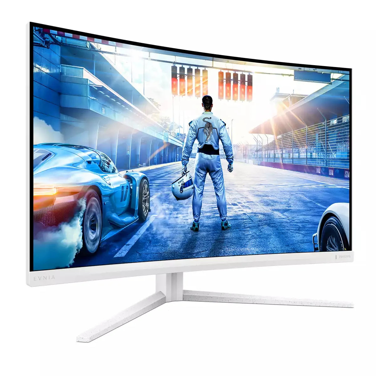Гейминг монитор Philips 32M2C5501/00 31.5inch 2560x1440 VA Curved 1500R 130mm EVNIA 5000 Ambiglow Curved QHD 2K 180Hz Fast VA 1ms GtG HDR10