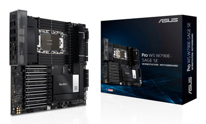 Дънна платка INTEL ASUS PRO WS W790E-SAGE SE LGA4677 ATX 8xDDR4 7xPCIe 4.0 x16 8xSATA 3xM.2