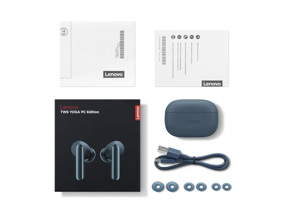 Консюмър и гейминг слушалки Lenovo TWS YOGA PC Edition Tidal Teal