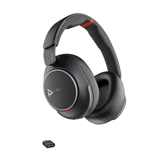 Бизнес слушалки HP Poly Voyager Surround 85 UC Microsoft Teams Certified USB-C Headset +USB-C/A Adapter +Charging Stand