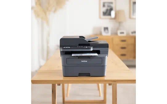 Мултифункционален лазерен монохромен принтер Brother MFCL2802DNYJ1 MFP Mono Laser 32ppm 128MB Duplex 2 Line LCD 250 paper tray Up to 700 page inbox toner USB&LAN 1200x1200