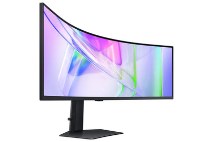 SAMSUNG S49C950 49inch 32:9 Curved 1000R 5120x1440 5ms 120Hz VESA HDR 400.HDMIx2/DPx1/USB-C 90W LAN HAS VESA Speaker cable in box