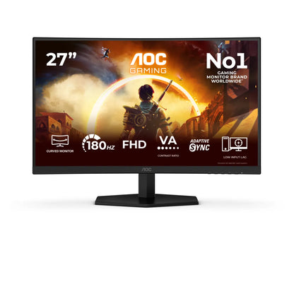 Гейминг монитор AOC Gaming C27G42FE 27inch FHD 16:9 VA 180Hz HDMI x 1x 1.4 DP x 1x 1.2