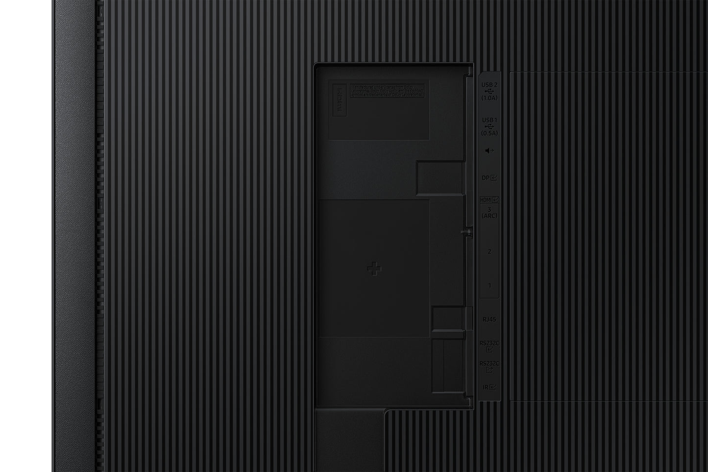 Професионален дисплей Samsung 85inch UHD/4K 16:9 QM85C Slim-LED 500nits Speakers 2x10W black 3xHDMI 2.0 DP 1.2 USB 2.0 x 2 Ethernet WiFi Dualband BT