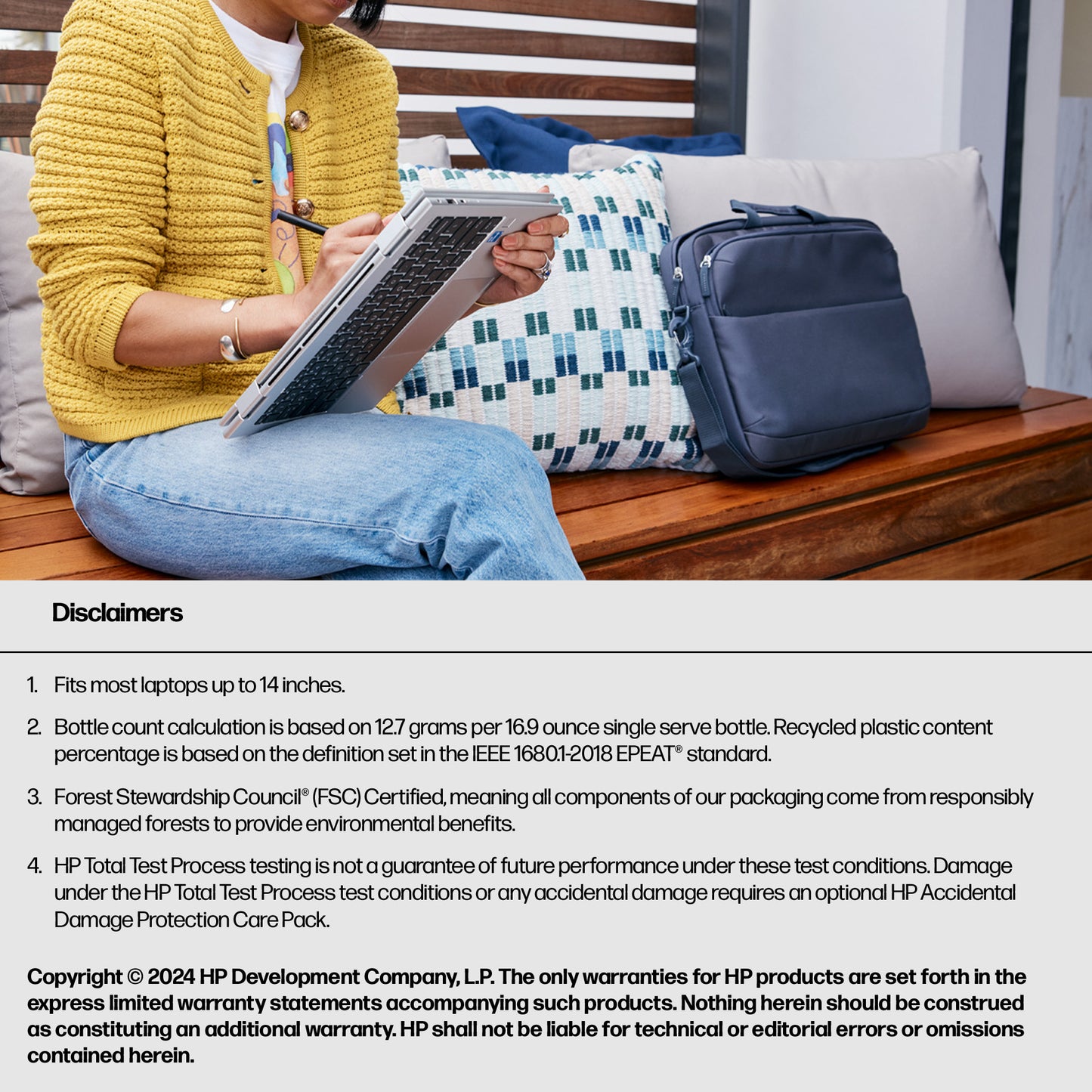 Чанта за преносим компютър HP Evday 14inch Odyssey Gray Laptop B Bag