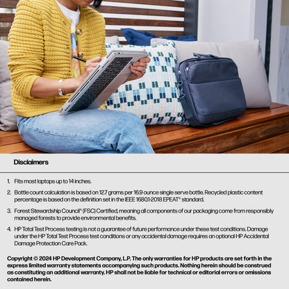 Чанта за преносим компютър HP Evday 14inch Odyssey Gray Laptop B Bag