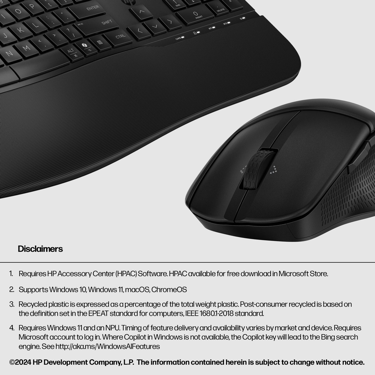 Мишка и клавиатура - безжичн HP 685 CFT Dual-Mode Keyboard Mouse Combo