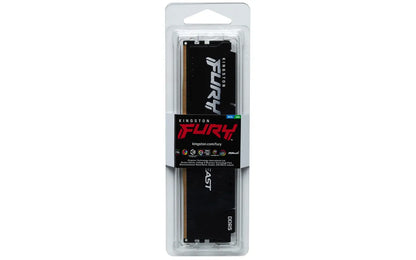Памет за настолeн компютър Kingston Technology KINGSTON 16GB 5200MHz DDR5 CL40 DIMM FURY Beast Black