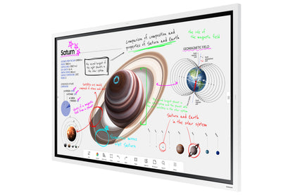 Професионални дисплеи със сензорен екран Samsung Flip Pro Digital Flipboard 55inch 4K IR Touch HDMI USB LAN WiFi WPA2 Enterprise Bluetooth Tizen 6.5 SoC 2x10W 400x400