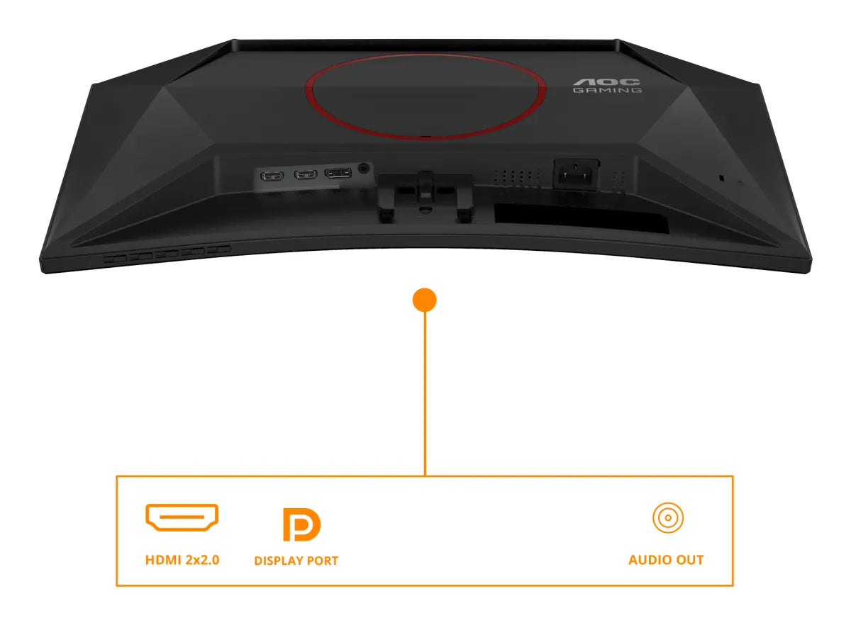 Гейминг монитор AOC C24G42E 23.6inch Curved Fast VA FHD 180Hz 0.5ms 250cd/m2 HDMI 2.0 DP1.4 Speakers