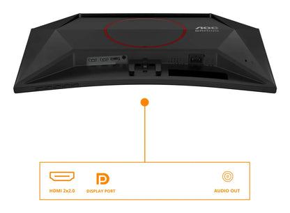 Гейминг монитор AOC C24G42E 23.6inch Curved Fast VA FHD 180Hz 0.5ms 250cd/m2 HDMI 2.0 DP1.4 Speakers