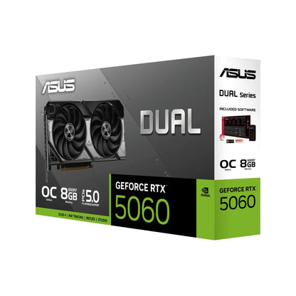 Графична карта за настолен компютър ASUS DUAL RTX 5060 OC 8GB GDDR7 3xDP 1xHDMI