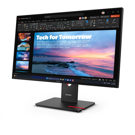 Бизнес монитор Lenovo ThinkVision T27QD-40 27inch IPS 16:9 2560x1440 120Hz 350cd/m2 1500:1 4ms 1xHDMI 2.1 1xDP 1.4 1xDP Out USB HUB 1xRJ45 3y