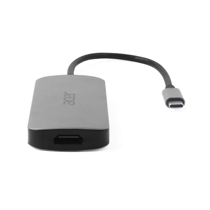 USB хъбове Acer 7in1 Type C dongle 1xtypeC 1xHDMI 4K60 3xUSB3.2 1xSD/TF 1xPD