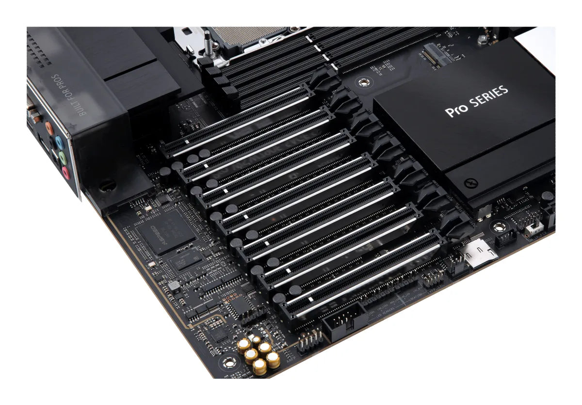 Дънна платка INTEL ASUS PRO WS W790E-SAGE SE LGA4677 ATX 8xDDR4 7xPCIe 4.0 x16 8xSATA 3xM.2