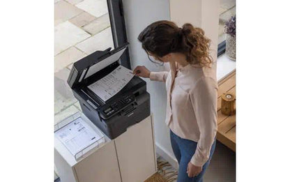 Мултифункционален лазерен монохромен принтер Brother MFCL2802DNYJ1 MFP Mono Laser 32ppm 128MB Duplex 2 Line LCD 250 paper tray Up to 700 page inbox toner USB&LAN 1200x1200