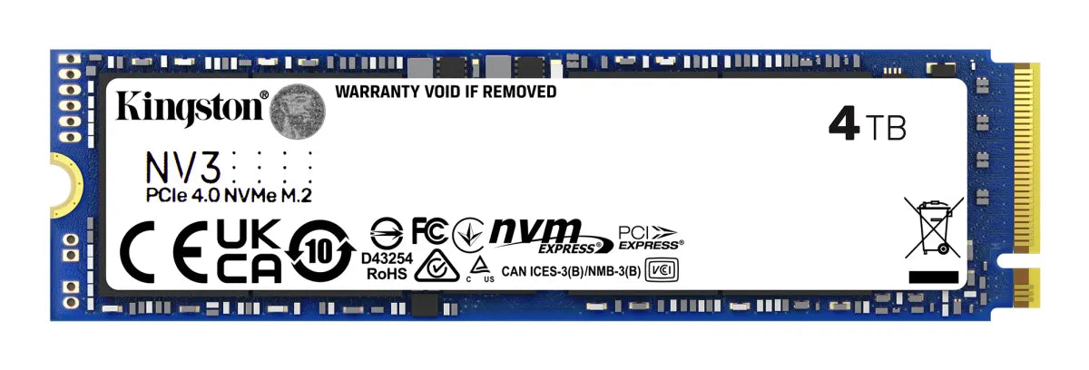 Вътрешни SSD Kingston Technology KINGSTON 4TB NV3 M.2 2280 NVMe SSD