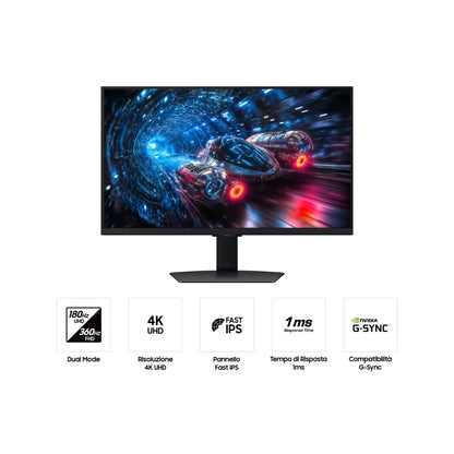 Гейминг монитор Samsung LS27FG702EUXEN 27inch QHD 2560×1440 165Hz FreeSync gaming 2xHDMI DP