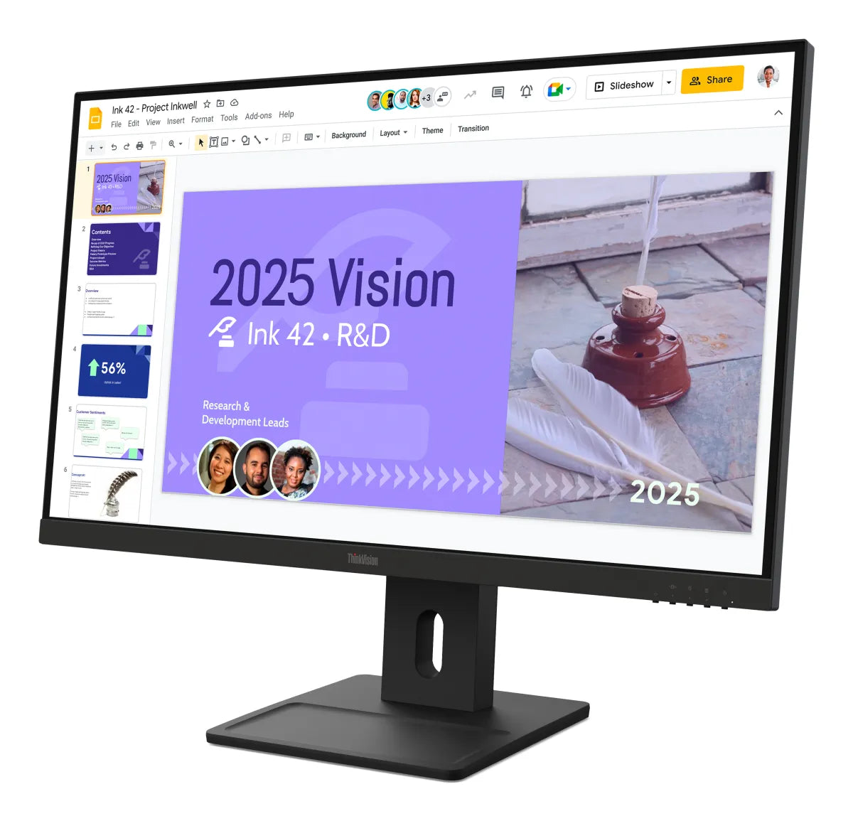 Бизнес монитор Lenovo ThinkVision E27Q-40 27inch Monitor HDMI