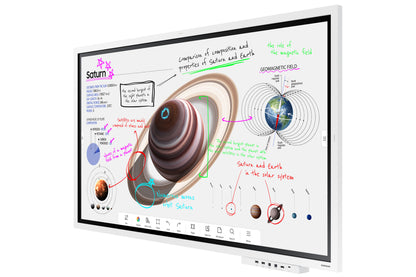 Професионални дисплеи със сензорен екран Samsung Flip Pro Digital Flipboard 55inch 4K IR Touch HDMI USB LAN WiFi WPA2 Enterprise Bluetooth Tizen 6.5 SoC 2x10W 400x400