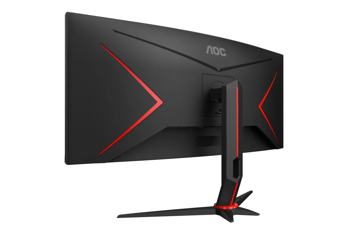 Гейминг монитор AOC CU34G2XP/BK 34inch 3440x1440 VA 180hz High adjustable Stand HDR400 Freesync Premium USB HUB 4x3.0 2xDP 2xHDMI