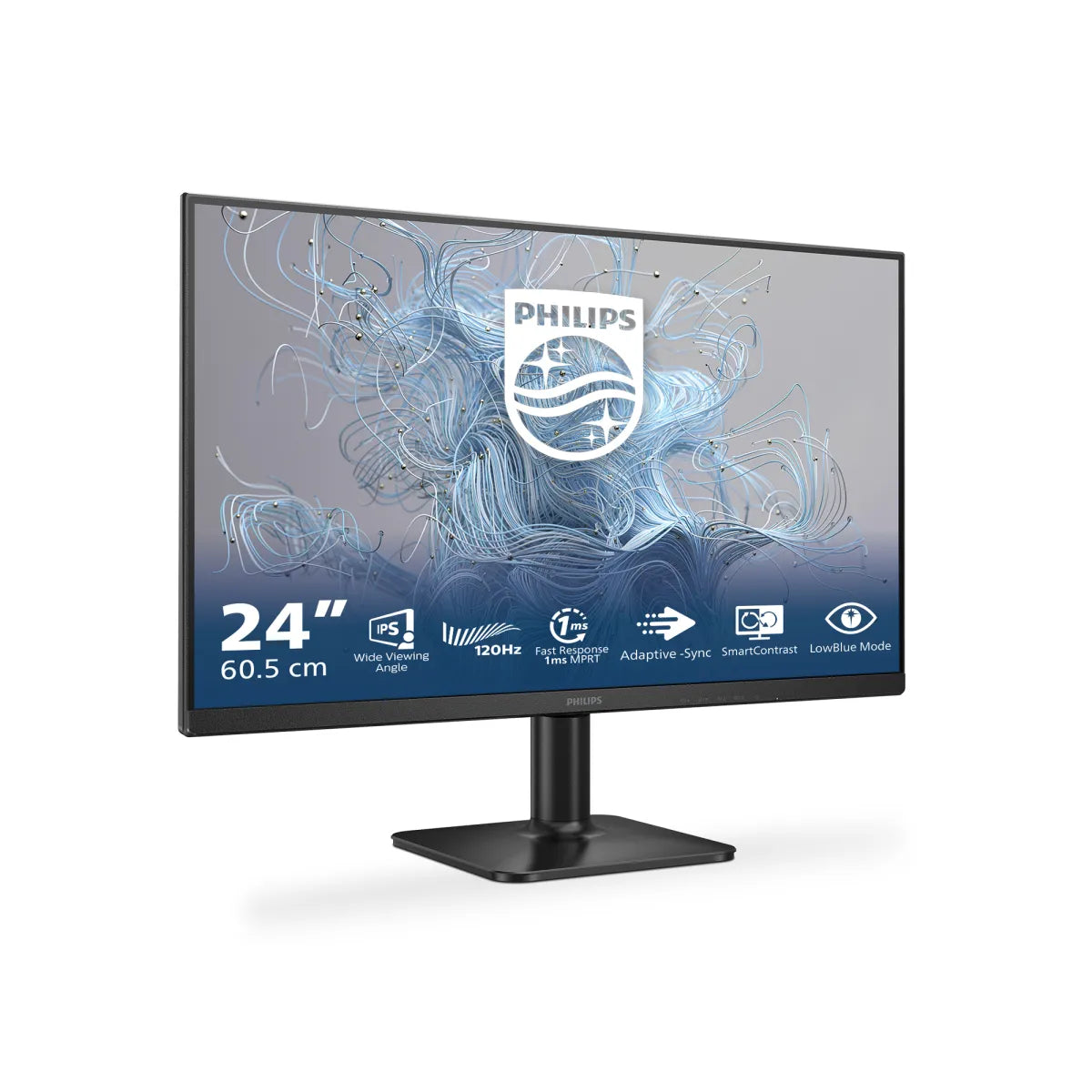 Бизнес монитор Philips 24E2N1110/00 23.8inch 1920x1080 120Hz IPS Flat Fixed base tilt AdaptiveSync HDMIx1 VGAx1 Bri 300cd/m2