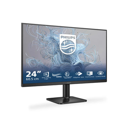 Бизнес монитор Philips 24E2N1110/00 23.8inch 1920x1080 120Hz IPS Flat Fixed base tilt AdaptiveSync HDMIx1 VGAx1 Bri 300cd/m2