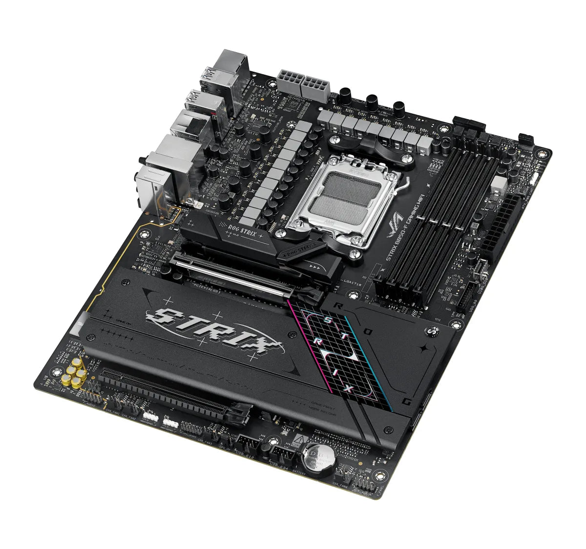 Дънна платка AMD ASUS ROG STRIX B850-F GAMING WIFI AM5 DDR5 ATX MB 1xHDMI 1xDP 4xM.2 2xSATA