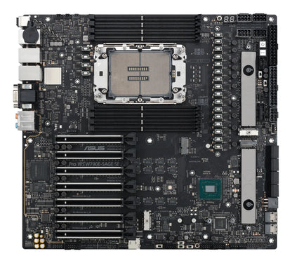 Дънна платка INTEL ASUS PRO WS W790E-SAGE SE LGA4677 ATX 8xDDR4 7xPCIe 4.0 x16 8xSATA 3xM.2