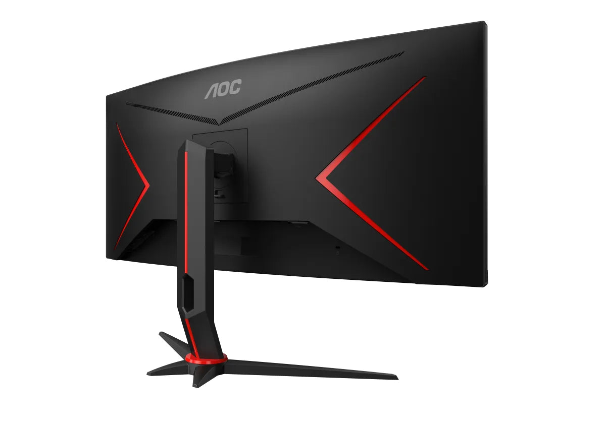 Гейминг монитор AOC CU34G2XP/BK 34inch 3440x1440 VA 180hz High adjustable Stand HDR400 Freesync Premium USB HUB 4x3.0 2xDP 2xHDMI