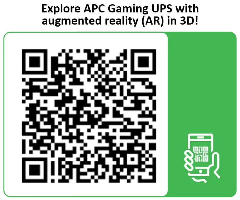 Line Interactive UPS тип кула APC Back-UPS Pro UPS tower RGB lights AC 230V 1320Watt 2200VA 1-phase output connectors 6 Black midnight