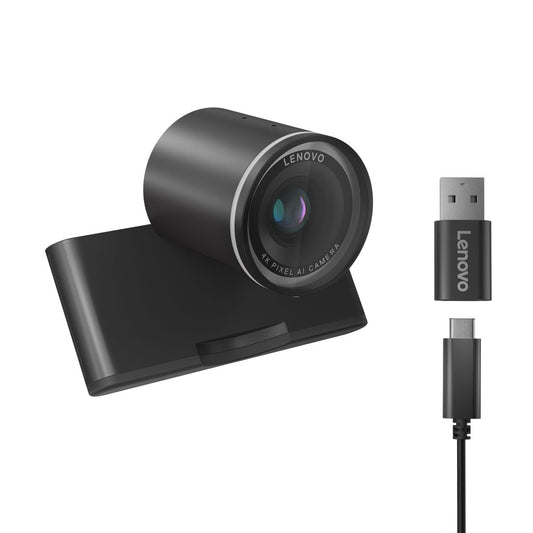 Уебкамера Lenovo 4K Pro Webcam 4K Adjustable FOV90/78/65 Directional Microphone AutoFocus HDR AI Framing/Face USB-C/A 1.5m Detachable Cable