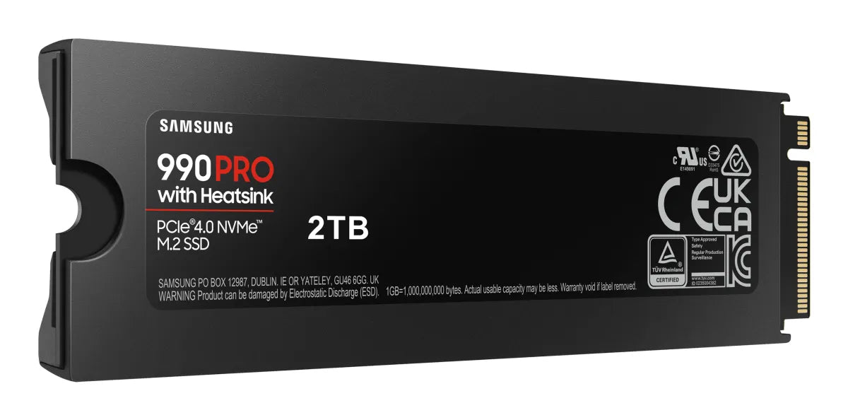 Вътрешни SSD Samsung SSD 990 PRO 2TB M.2 NVMe PCIe 4.0 Heatsink