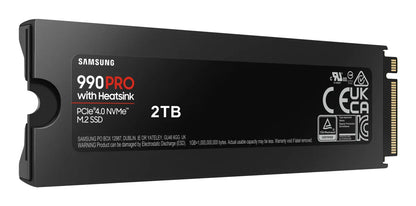 Вътрешни SSD Samsung SSD 990 PRO 2TB M.2 NVMe PCIe 4.0 Heatsink