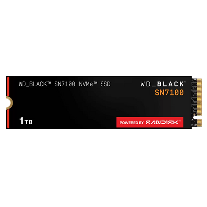 Вътрешни SSD SANDISK WD Black SN7100 NVMe SSD 1TB M.2 2280 POWERED BY SANDISK