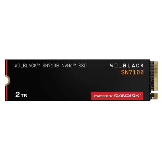 Вътрешни SSD SANDISK WD Black SN7100 NVMe SSD 2TB M.2 2280 POWERED BY SANDISK