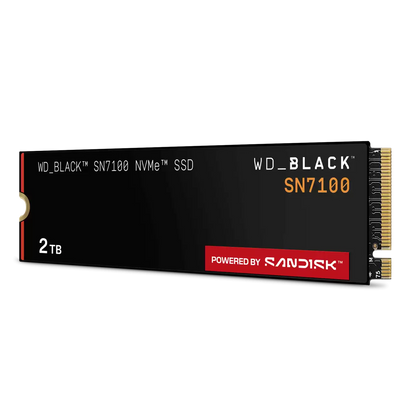 Вътрешни SSD SANDISK WD Black SN7100 NVMe SSD 2TB M.2 2280 POWERED BY SANDISK