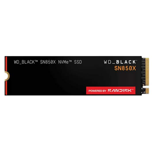 Вътрешни SSD SANDISK WD Black 1TB SN850X NVMe SSD Supremely Fast PCIe Gen4 x4 M.2 internal single-packed POWERED BY SANDISK