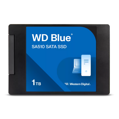 Вътрешни SSD SANDISK WD Blue SA510 SSD 1TB SATA III 6Gb/s cased 2.5inch 7mm internal single-packed POWERED BY SANDISK