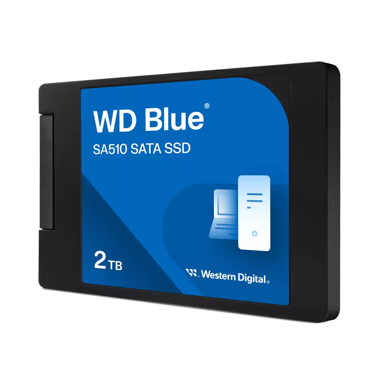 Вътрешни SSD SANDISK WD Blue SA510 SSD 2TB SATA III 6Gb/s cased 2.5inch 7mm internal single-packed POWERED BY SANDISK