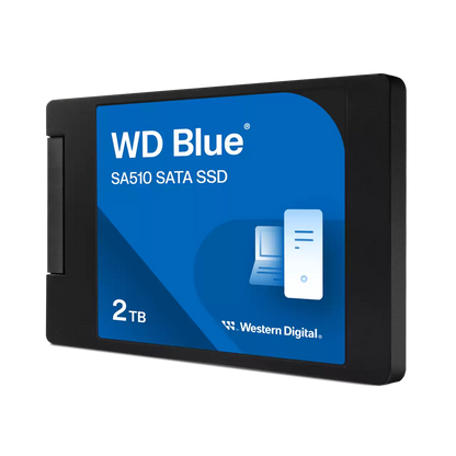Вътрешни SSD SANDISK WD Blue SA510 SSD 2TB SATA III 6Gb/s cased 2.5inch 7mm internal single-packed POWERED BY SANDISK