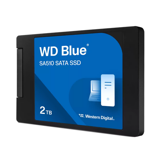 Вътрешни SSD SANDISK WD Blue SA510 SSD 2TB SATA III 6Gb/s cased 2.5inch 7mm internal single-packed POWERED BY SANDISK
